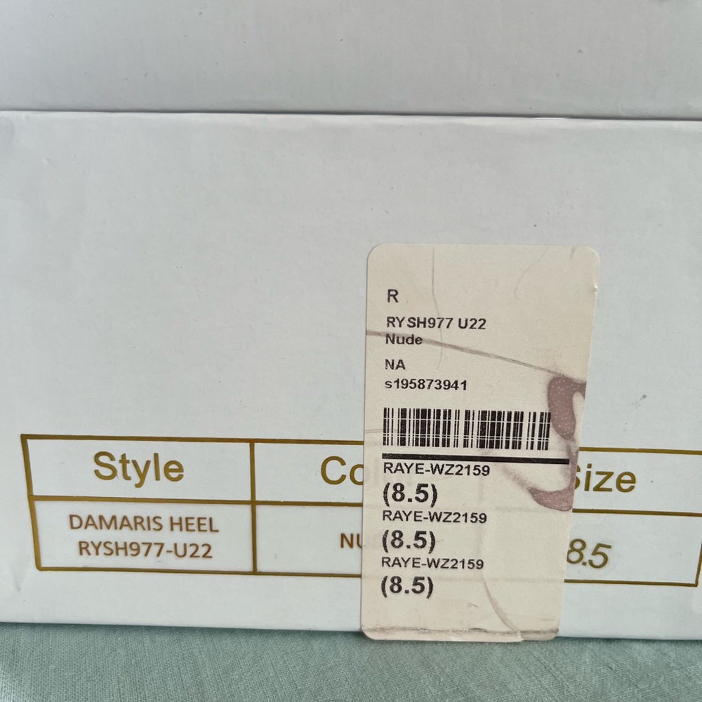 Raye the Label Damaris Heel in Nude - Picture 3 of 5
